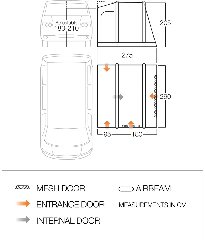 Vango Faros III Air Low DriveAway Awning-1
