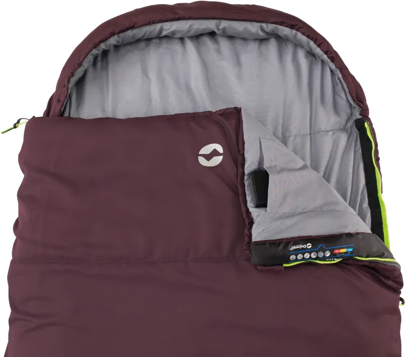 Outwell Campion Lux Sleeping Bag - Aubergine-4