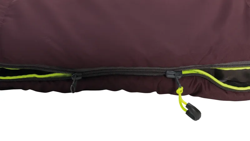 Outwell Campion Lux Sleeping Bag - Aubergine-6