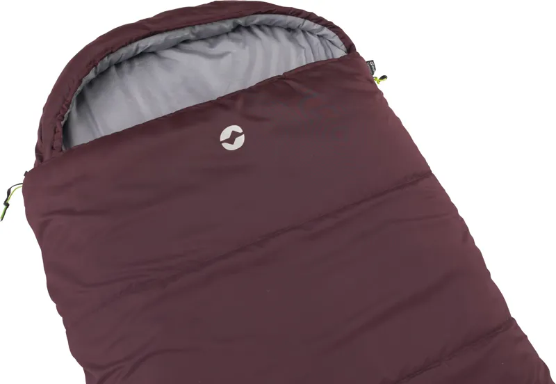Outwell Campion Lux Sleeping Bag - Aubergine-3