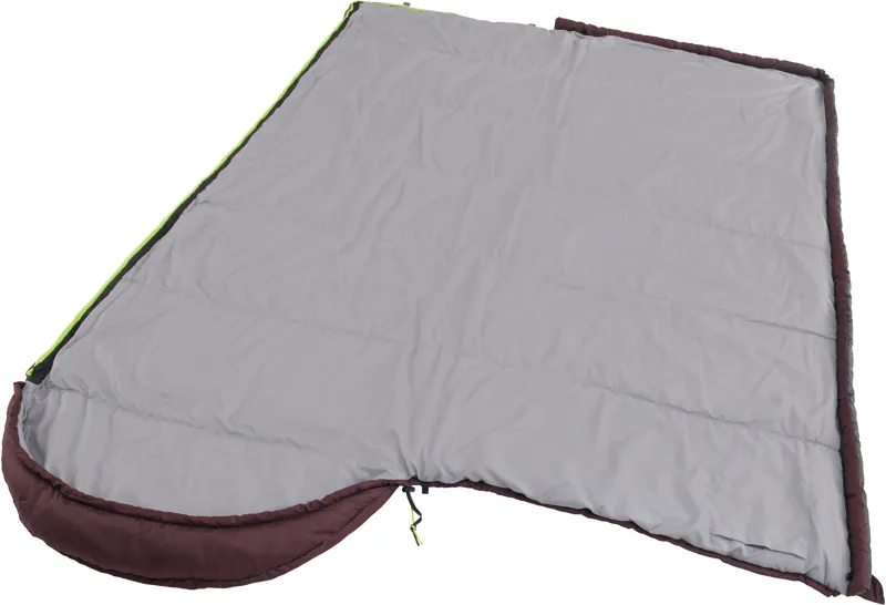 Outwell Campion Lux Sleeping Bag - Aubergine-2