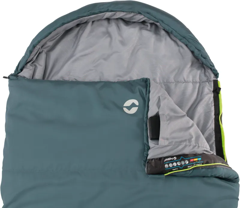 Outwell Campion Lux Sleeping Bag - Teal-5