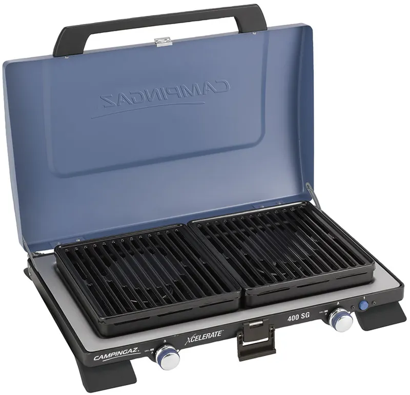 Campingaz Series 400 SG Double Burner and Grill-1