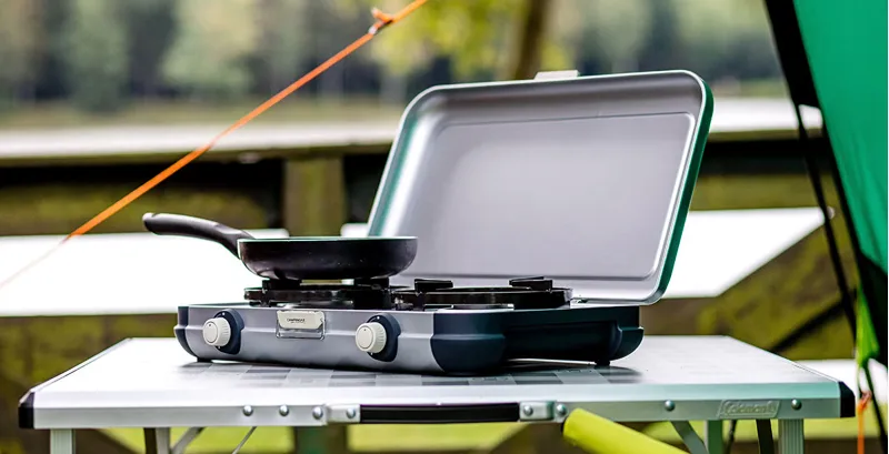 Campingaz Camping Kitchen 2 Double Burner Stove-7