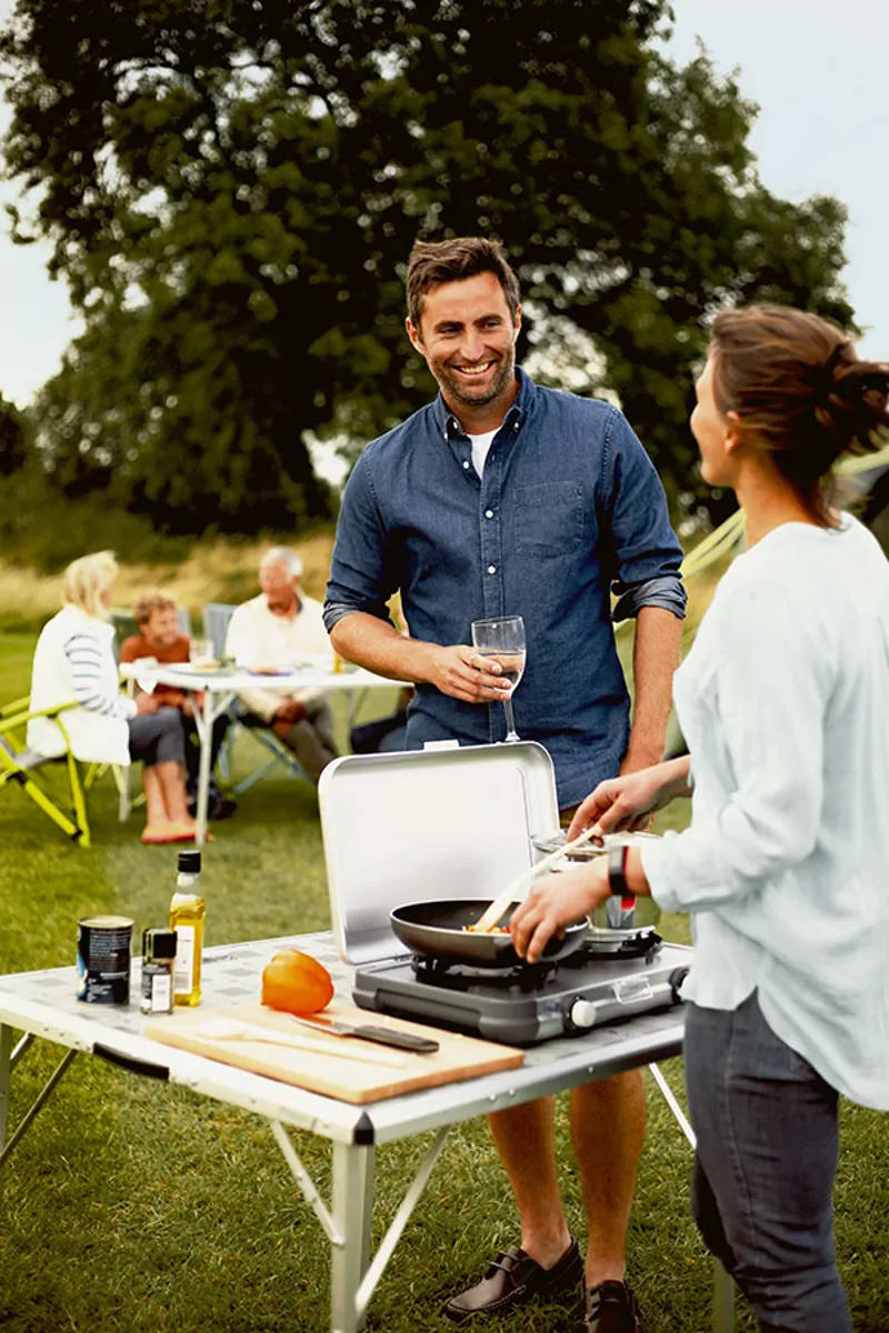 Campingaz Camping Kitchen 2 Double Burner Stove-8