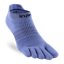 Injinji Womens Run Lightweight No Show Toe Socks - Bluebell