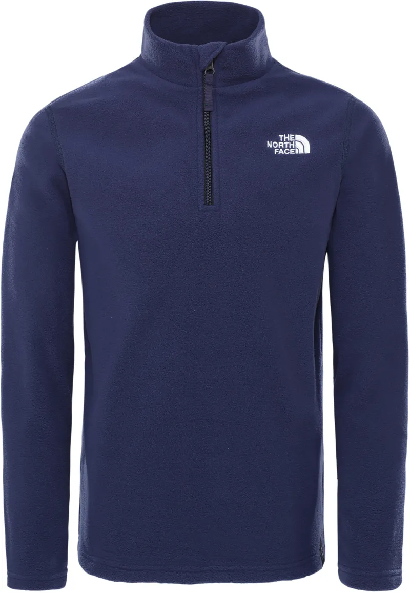 The North Face Youth Glacier 1-4 Zip Recycled Fleece - TNF Navy