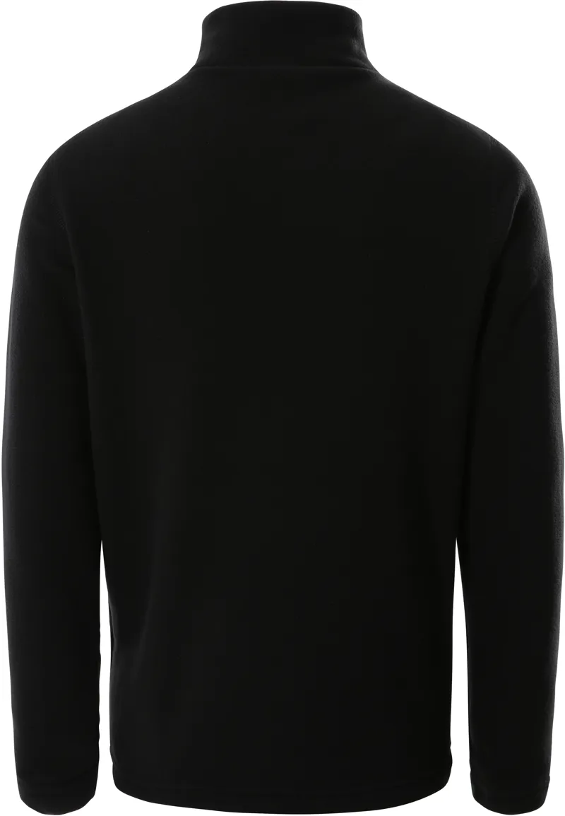 The North Face Youth Glacier 1/4 Zip Fleece - TNF Black-TNF White-1