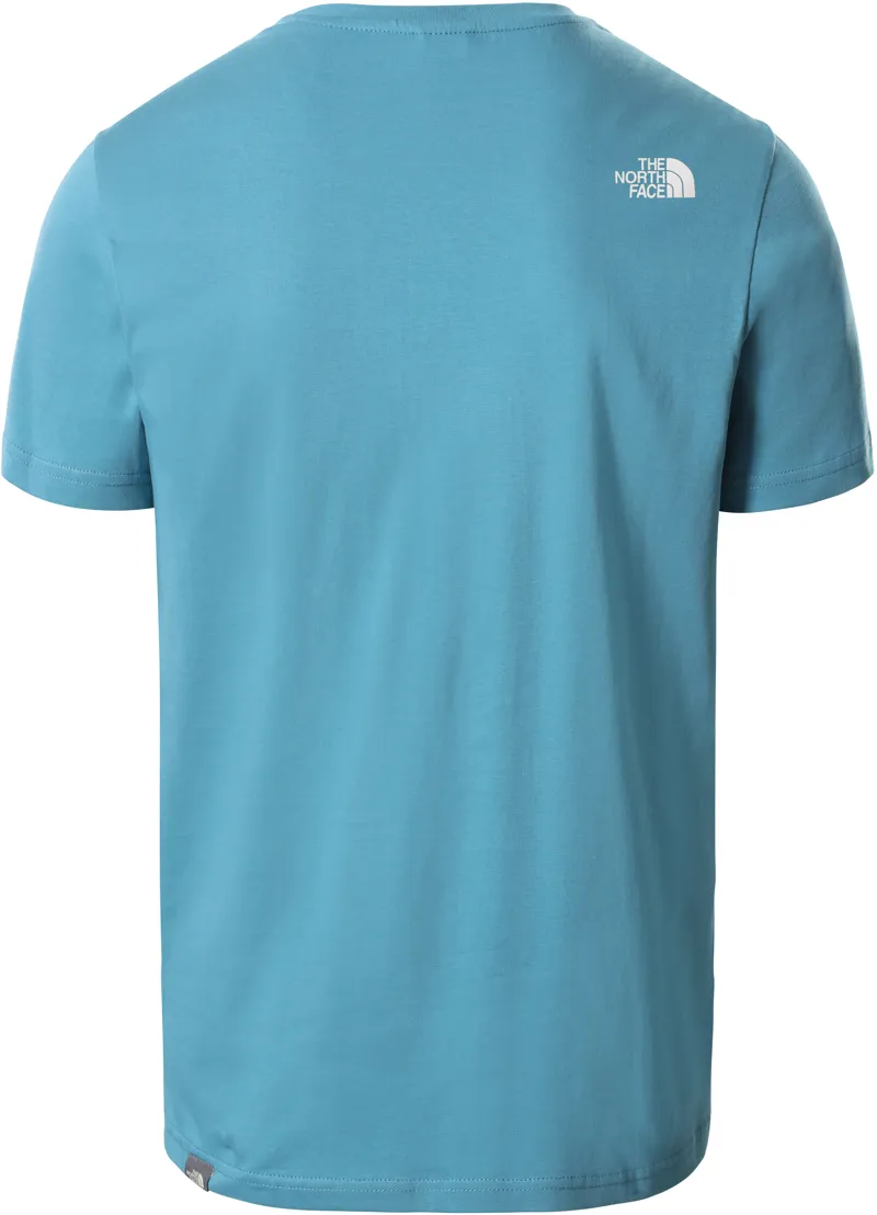The North Face Men's Short Sleeved Simple Dome Tee - Storm Blue-TNF White-1