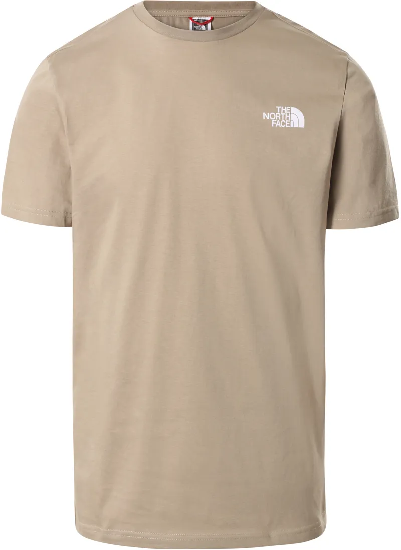 The North Face Men's Short Sleeved Simple Dome Tee - Kelp Tan