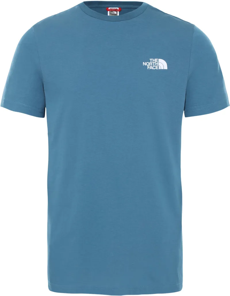 The North Face Mens SS Simple Dome Tee - Mallard Blue