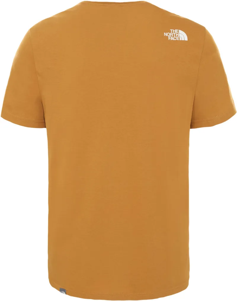 The North Face Mens SS Simple Dome Tee - Timber Tan-1
