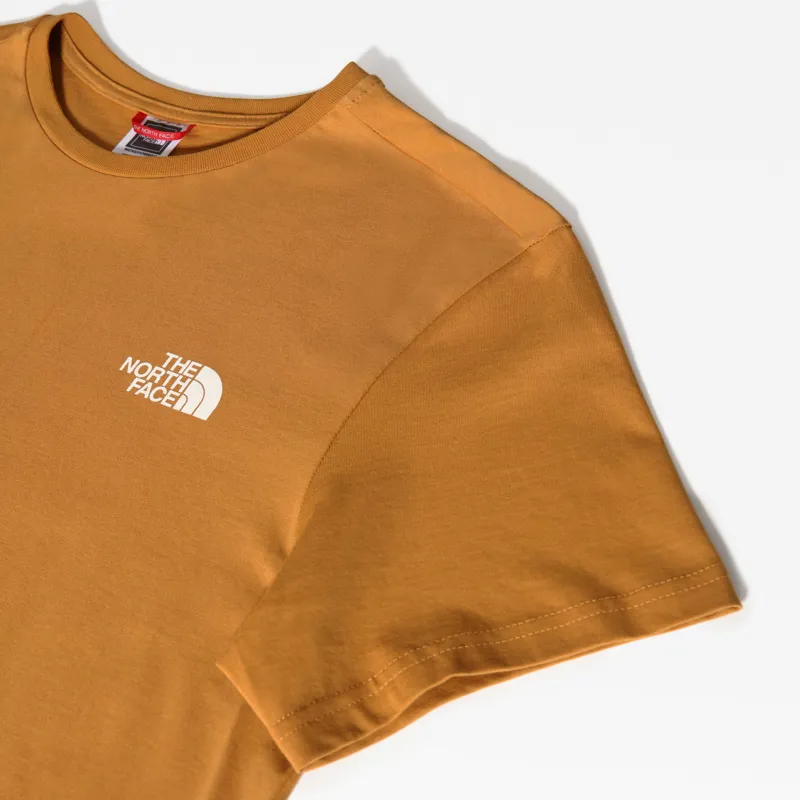 The North Face Mens SS Simple Dome Tee - Timber Tan-4