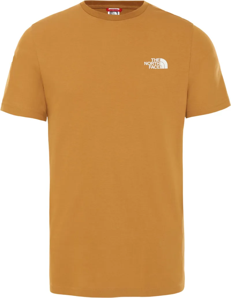 The North Face Mens SS Simple Dome Tee - Timber Tan