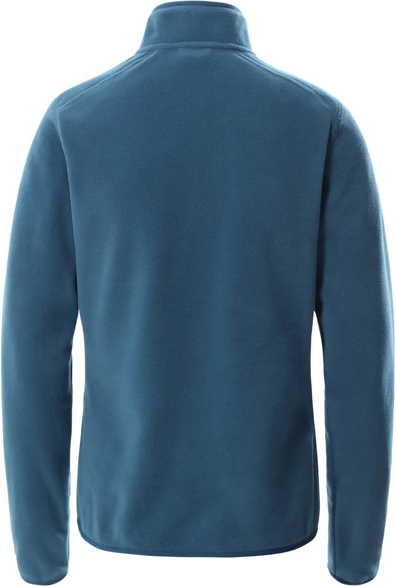 The North Face Womens 100 Glacier 1-4 Zip Fleece - Monterey Blue-1