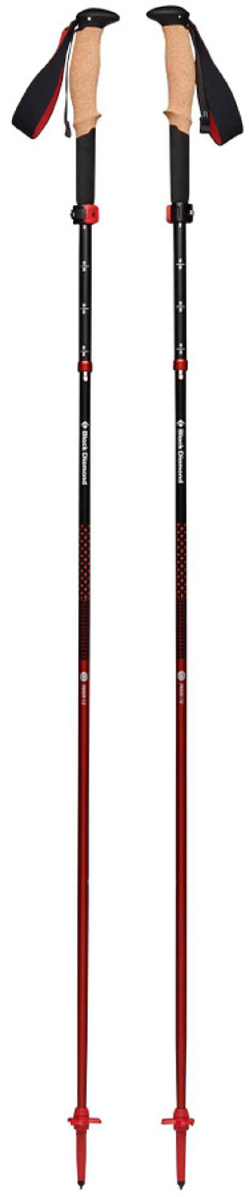 Black Diamond Pursuit FLZ Trekking Poles - Black-Octane - M/L