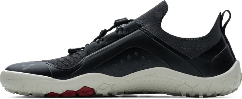 Vivobarefoot Mens Primus Trail Knit FG Shoes - Obsidian-Sandstone-1