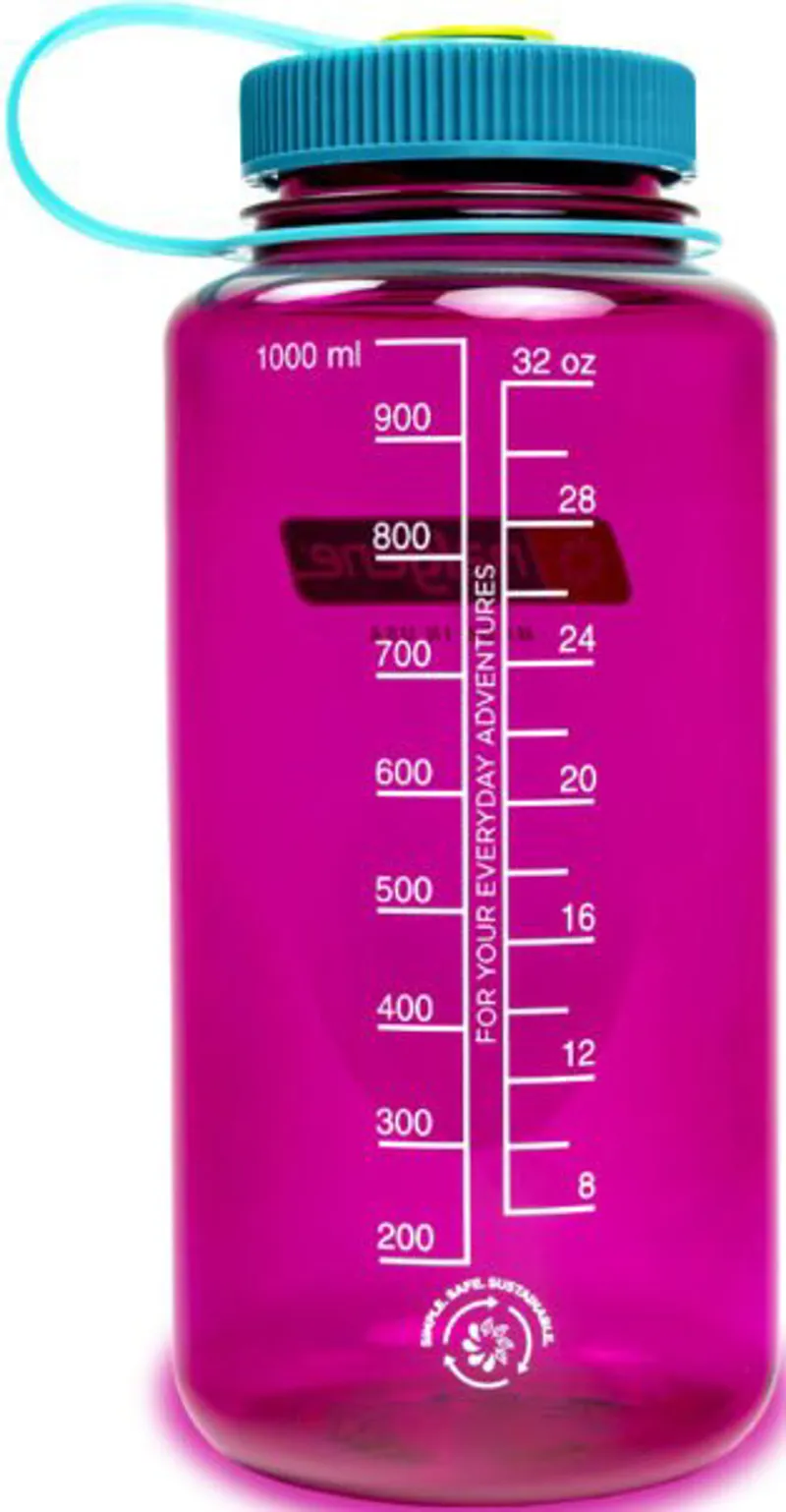 Nalgene Tritan Sustain Wide Mouth Bottle - 1L - Eggplant-1