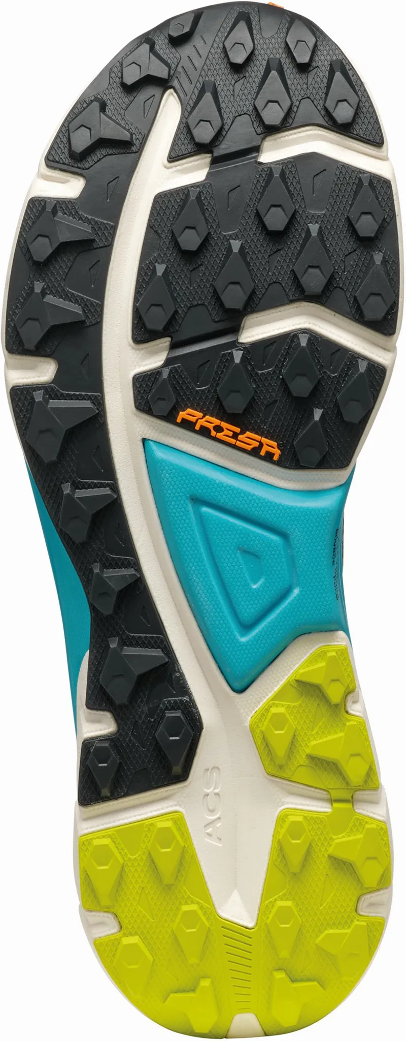 Scarpa Mens Golden Gate 2 ATR Running Shoe - Azure-Lime-5