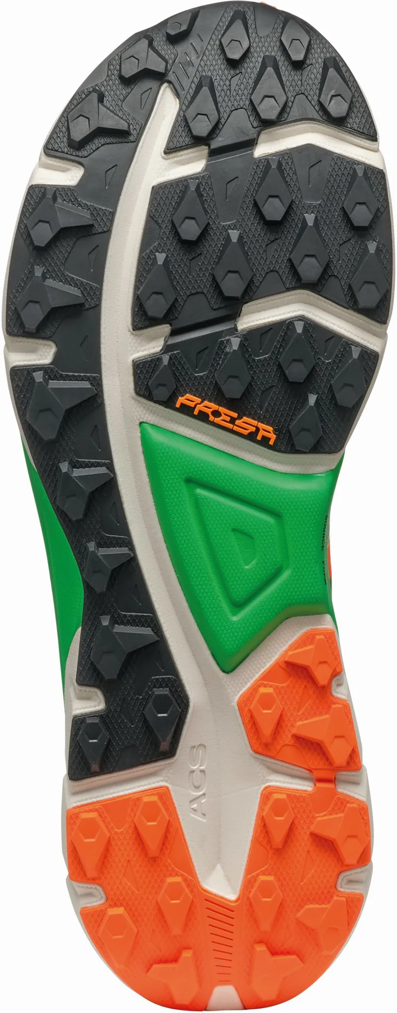 Scarpa Mens Golden Gate 2 ATR Running Shoe - Orange Fluo-Spring Green-6