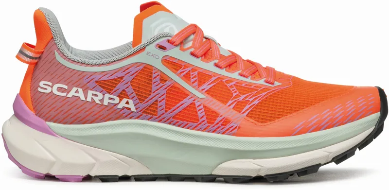 Scarpa Womens Golden Gate 2 ATR Running Shoe - Orange Fluo-Orchid-1