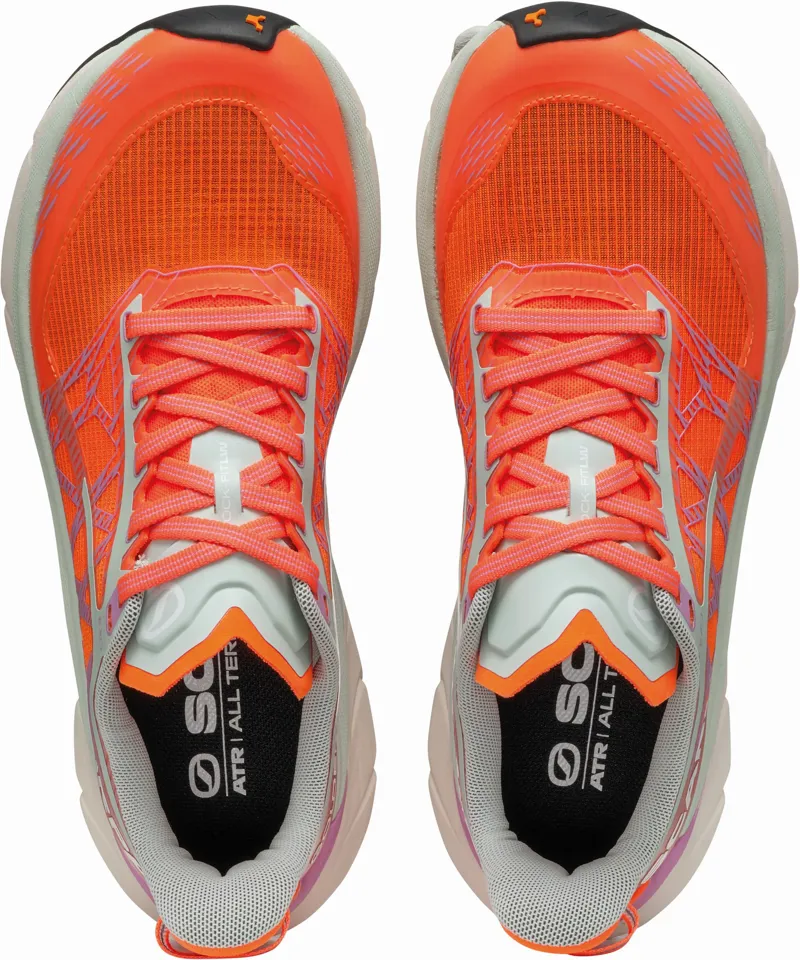 Scarpa Womens Golden Gate 2 ATR Running Shoe - Orange Fluo-Orchid-5