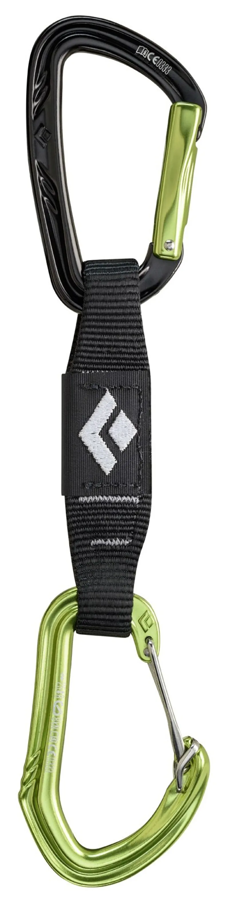 Black Diamond Livewire Quickdraw 12cm - Green/Black