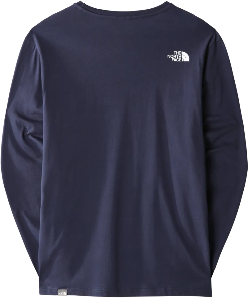 The North Face Mens Long Sleeved Simple Dome Tee - Summit Navy-1