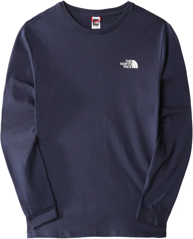 The North Face Mens Long Sleeved Simple Dome Tee - Summit Navy
