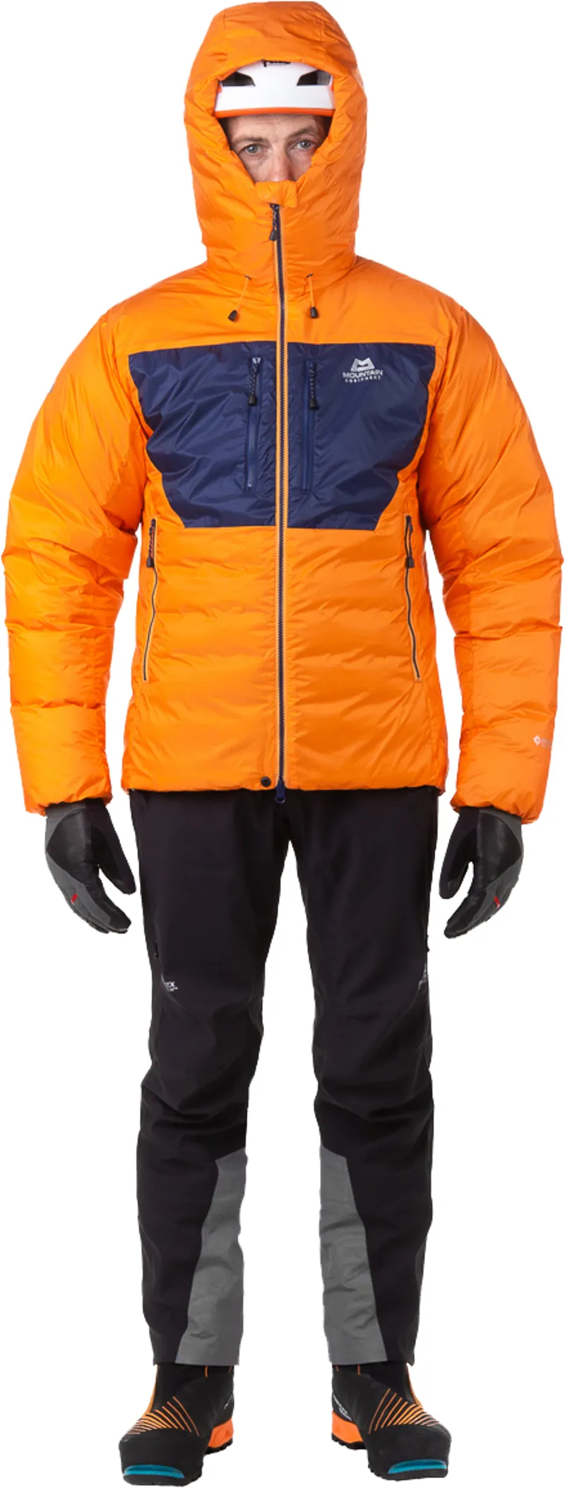 Mountain Equipment Mens Kryos Jacket - Mango - Medieval Blue-3