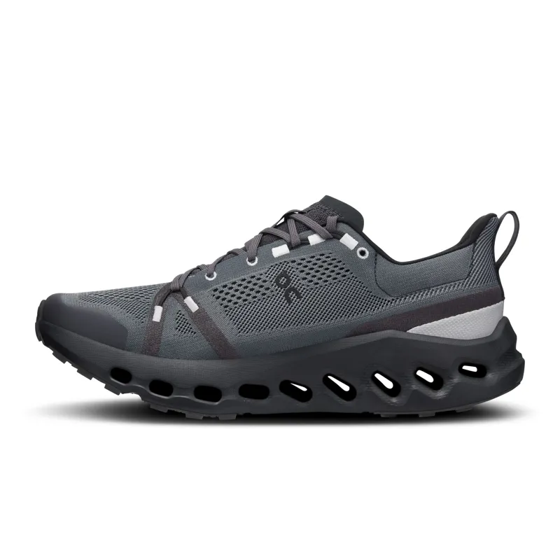 ON Mens Cloudsurfer Trail Running Shoe - Eclipse-Black-1