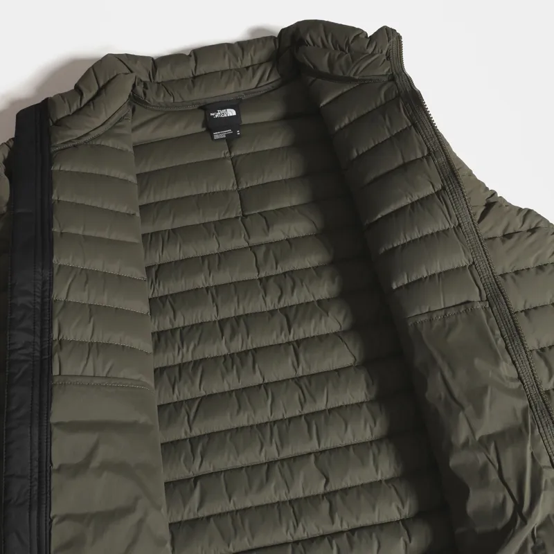 The North Face Mens Stretch Down Jacket - New Taupe Green - TNF Black-11