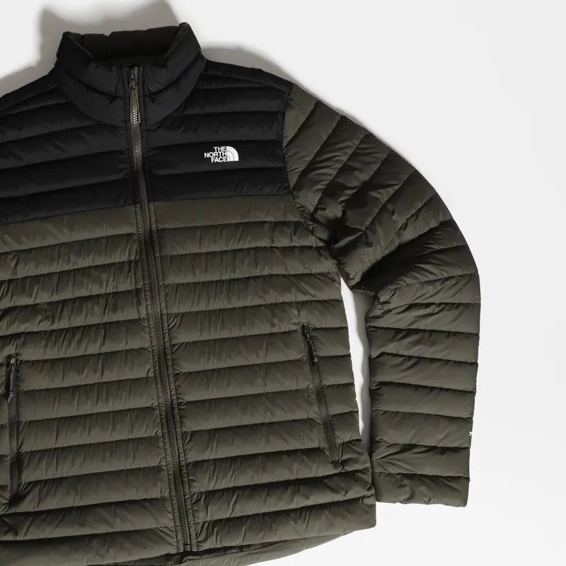 The North Face Mens Stretch Down Jacket - New Taupe Green - TNF Black-5