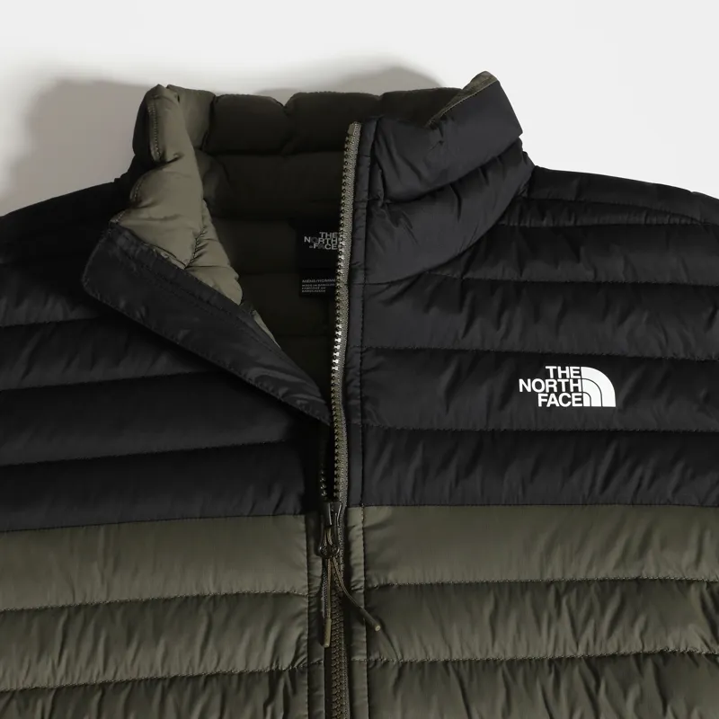 The North Face Mens Stretch Down Jacket - New Taupe Green - TNF Black-7