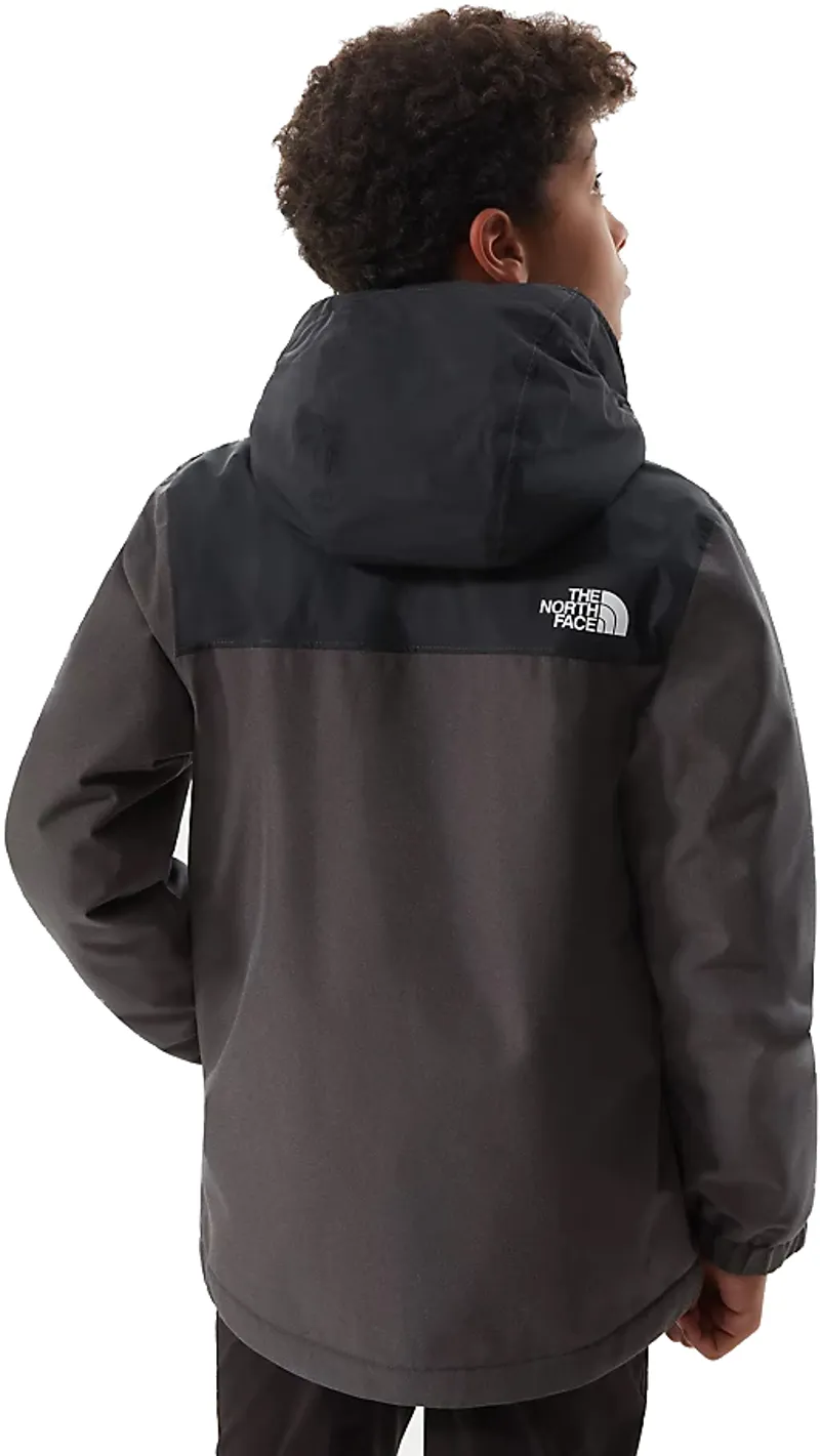 The North Face Boys Warm Storm Rain Jacket - Asphalt Grey Heather-3