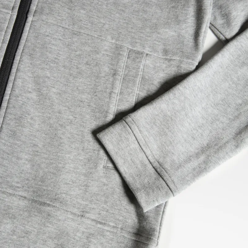 The North Face Boys Slacker Full Zip Hoodie - TNF Light Grey Heather-6