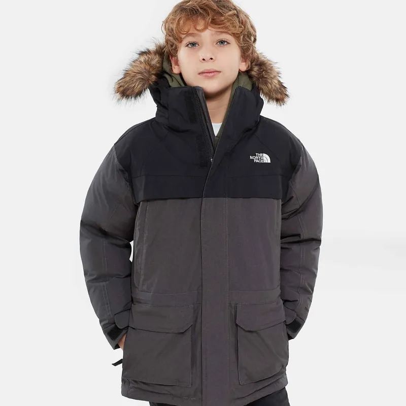 The North Face Boys McMurdo Down Parka - TNF Medium Grey Heather-3