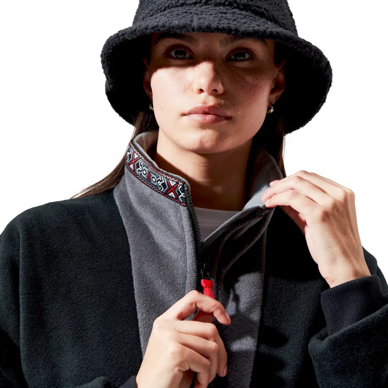 Berghaus Unisex Tramantana 91 Fleece Jacket - AU Jet Black-Grey Pinstripe-9