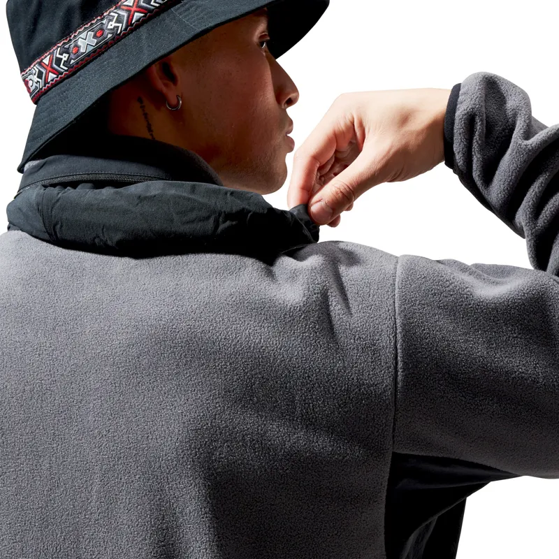 Berghaus Unisex Tramantana 91 Fleece Jacket - AU Jet Black-Grey Pinstripe-10