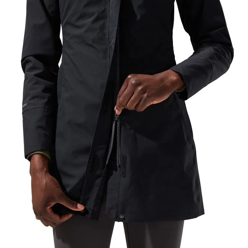 Berghaus Womens Omeara Long Shell Jacket - Black-10