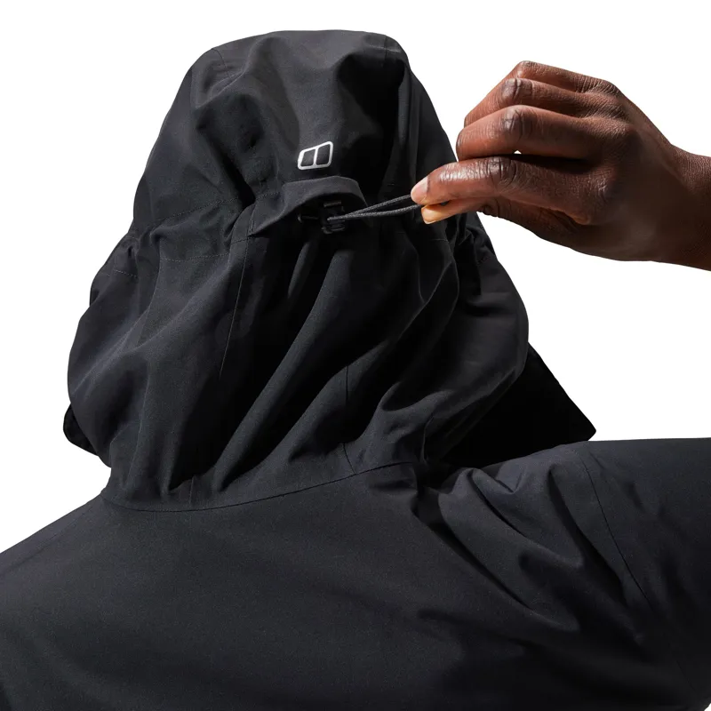 Berghaus Womens Omeara Long Shell Jacket - Black-8