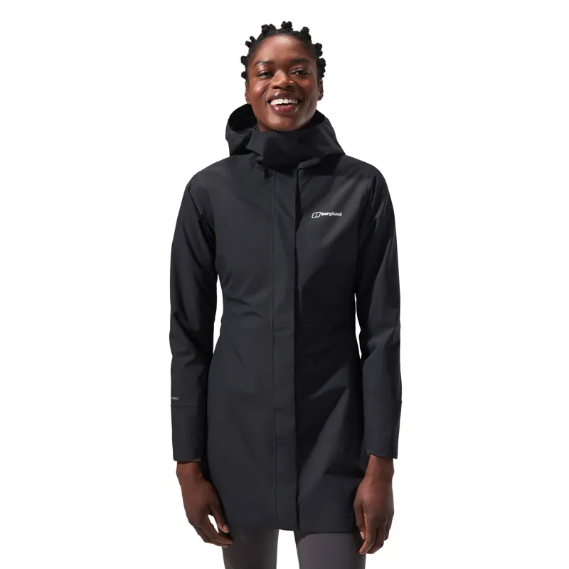 Berghaus Womens Omeara Long Shell Jacket - Black-5