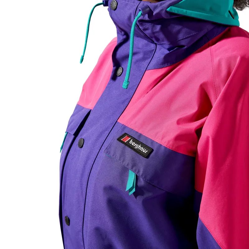 Berghaus Unisex Mera Peak 2000 Jacket - Liberty-Fiery Fuschia-Tealcove-4