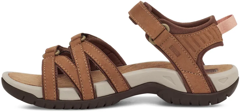 Teva Womens Tirra Leather Sandals - Honey Brown-2