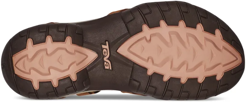 Teva Womens Tirra Leather Sandals - Honey Brown-5