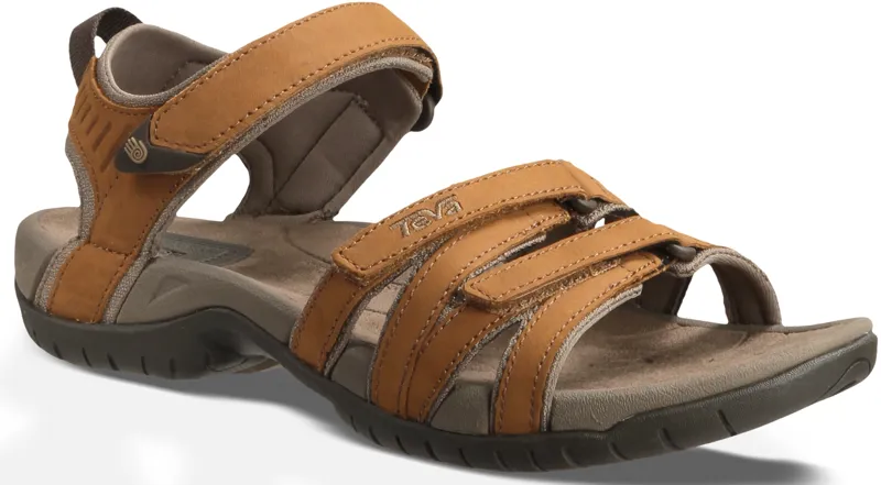Teva Womens Tirra Leather Sandals - Rust