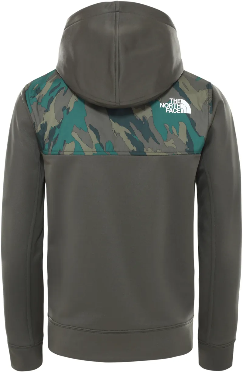 The North Face Boys Surgent Full Zip Hoodie - New Taupe Green