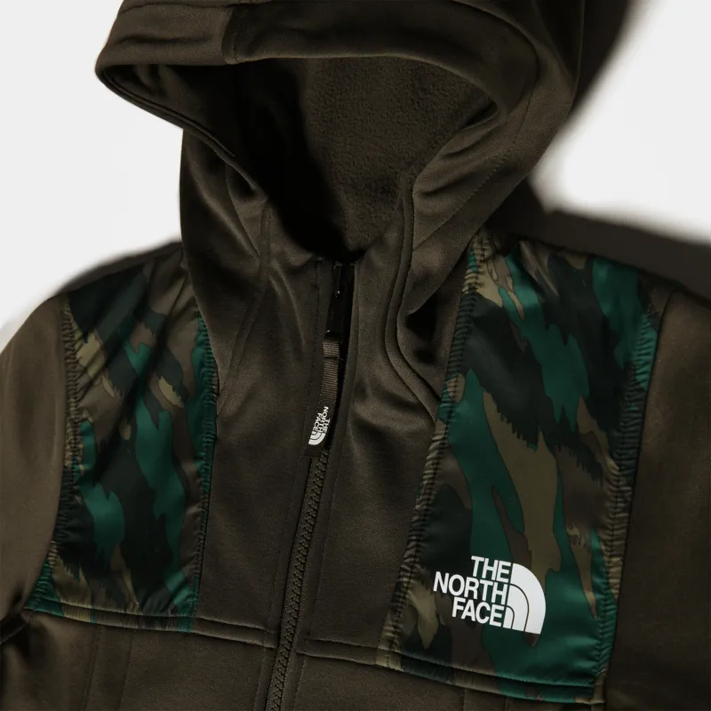 The North Face Boys Surgent Full Zip Hoodie - New Taupe Green-4