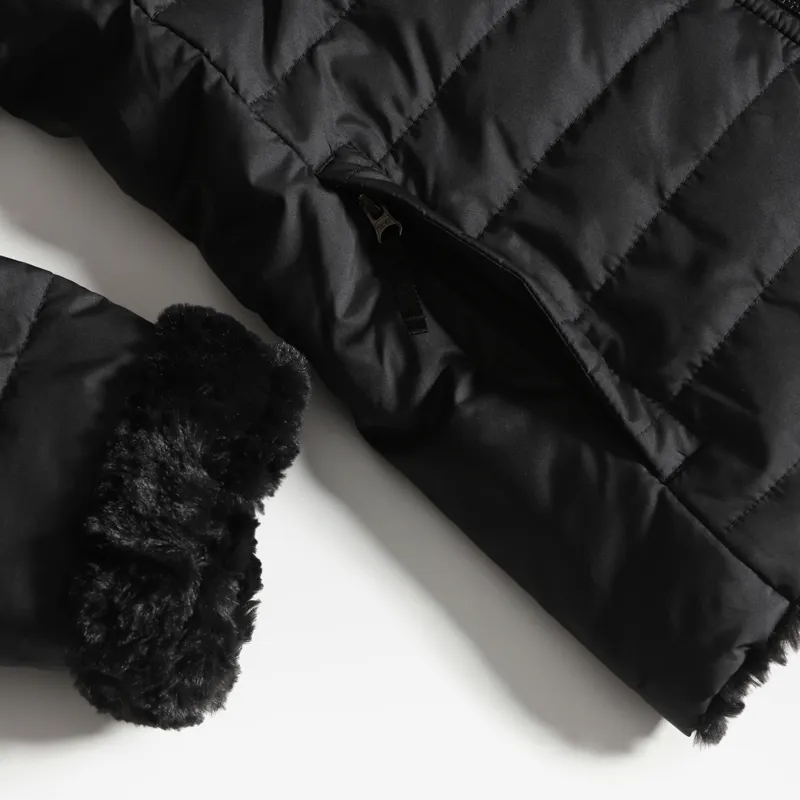 The North Face Girls Reversible Mossbud Swirl Jacket - TNF Black-10