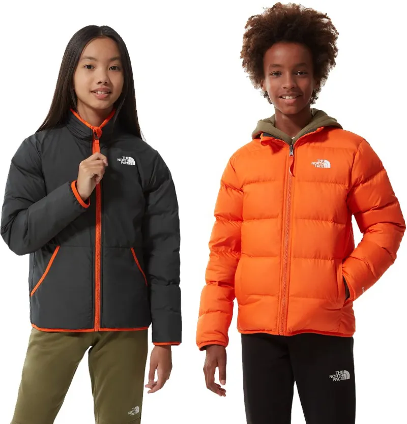 The North Face Youth Reversible Andes Jacket - Red Orange